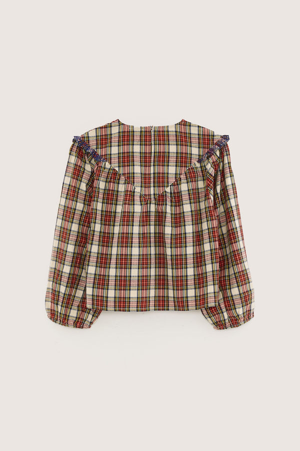 HIMPI C1336 BLOUSE - CHECK B