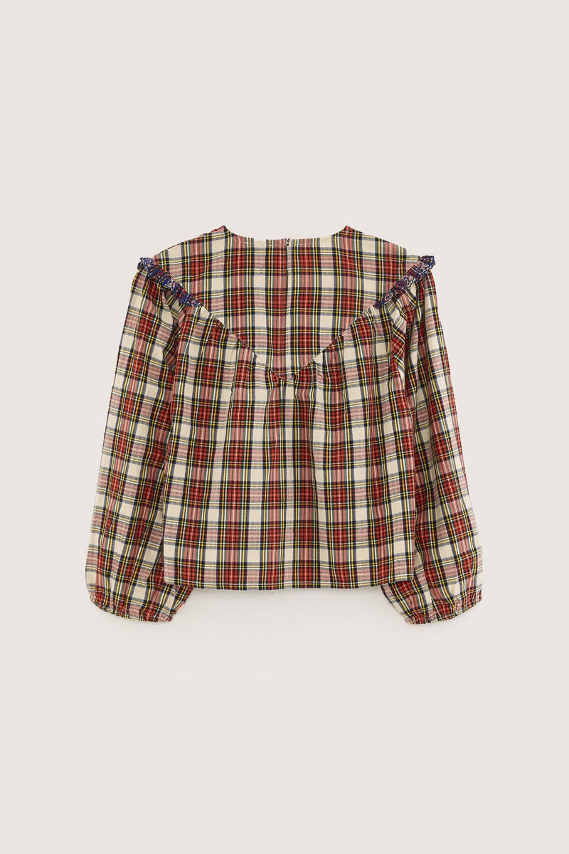 HIMPI C1336 BLOUSE - CHECK B