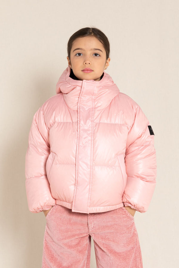 SNOWFALL Soft Pink - Downjacket