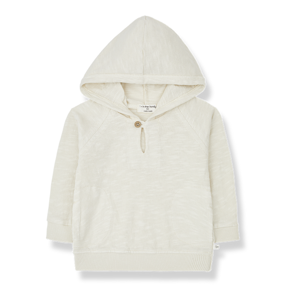 MARCELLO hood sweater - ivory