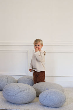BERNARD BOTONATO FLEECE sweater - rice