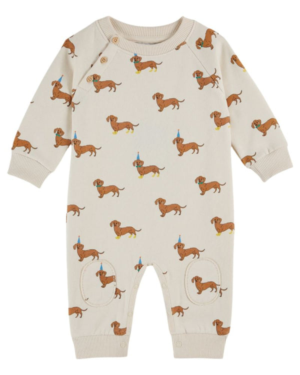 DOG FLEECE JUMPSUIT AC117B - DACHSHUND