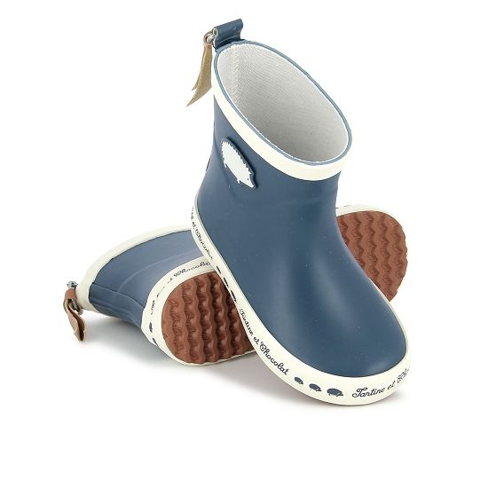 TC WELLY PATCH CAOUTCHOUC - NAVY