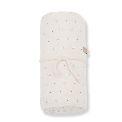 BIKA SOFT PRINTED FLEECE blanket - ecru