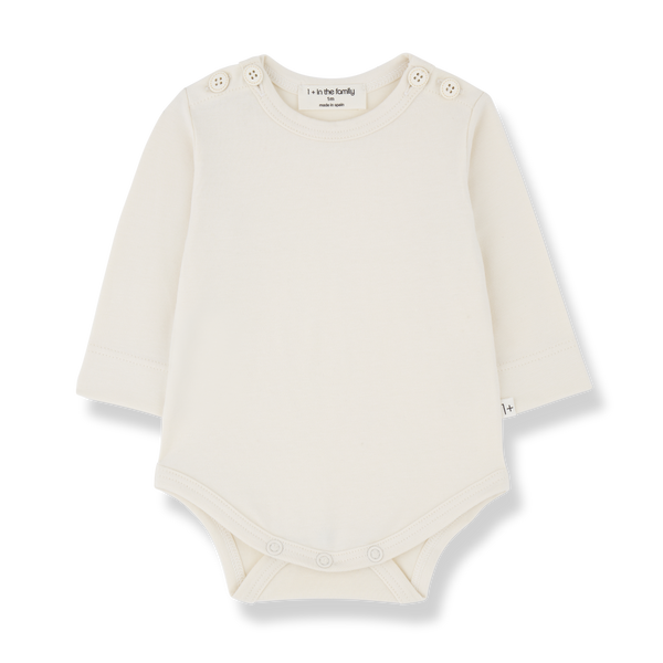 EDITH ORGANIC PLAIN JERSEY body - ecru