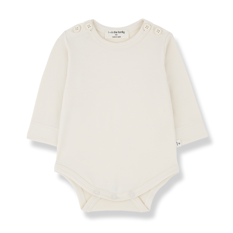 EDITH ORGANIC PLAIN JERSEY body - ecru
