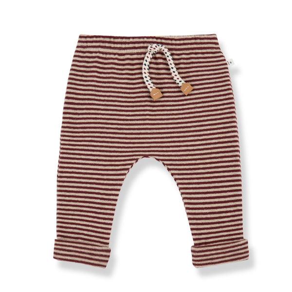 HENRIK STRIPED JERSEY pants - castagna