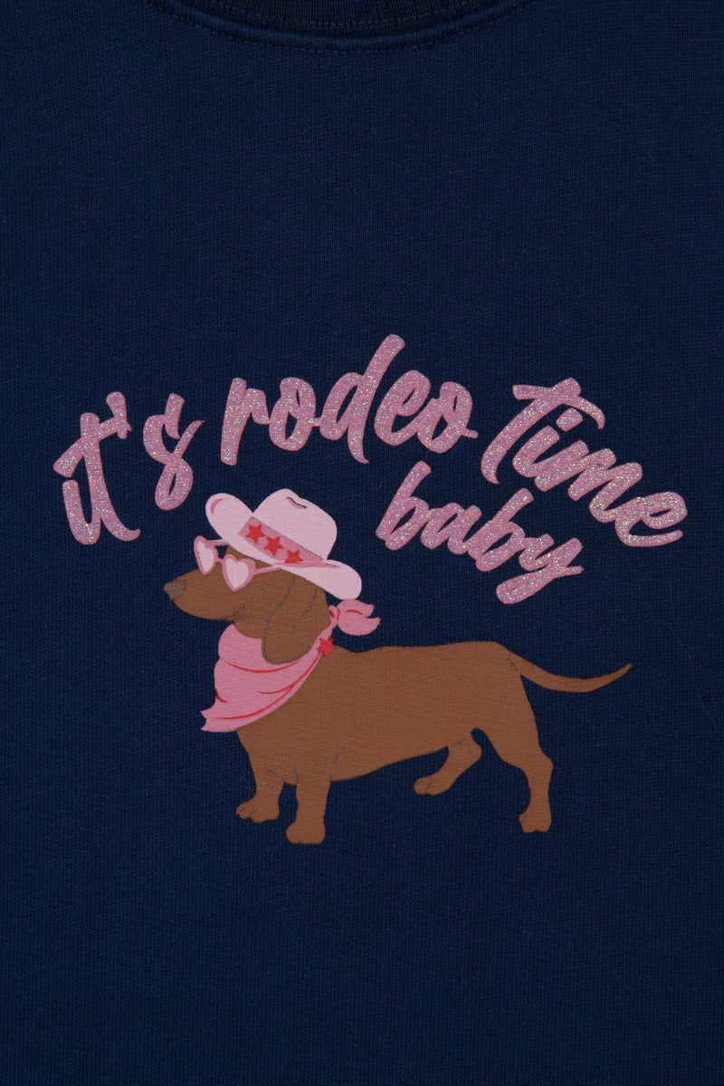SMILE RODEO Tee-Shirt - BLEU BRUT BB15042