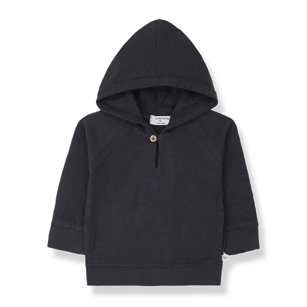 MARCELLO hood sweater - anthracite