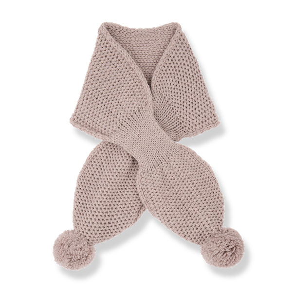 BRUNA-bb KNITWEAR scarf - nude (light pink)