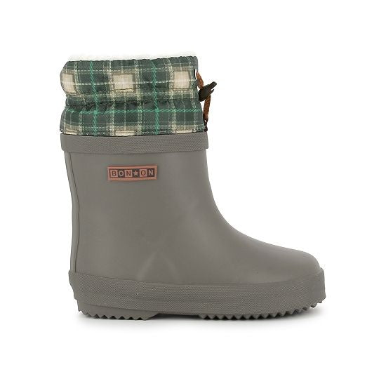 PLOC FUR CAOUTCHOUC-NYLO - KAKI-TARTAN