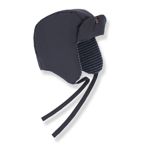 CLAUS BB PADDED MICROFIBER padded beanie - dark-blue