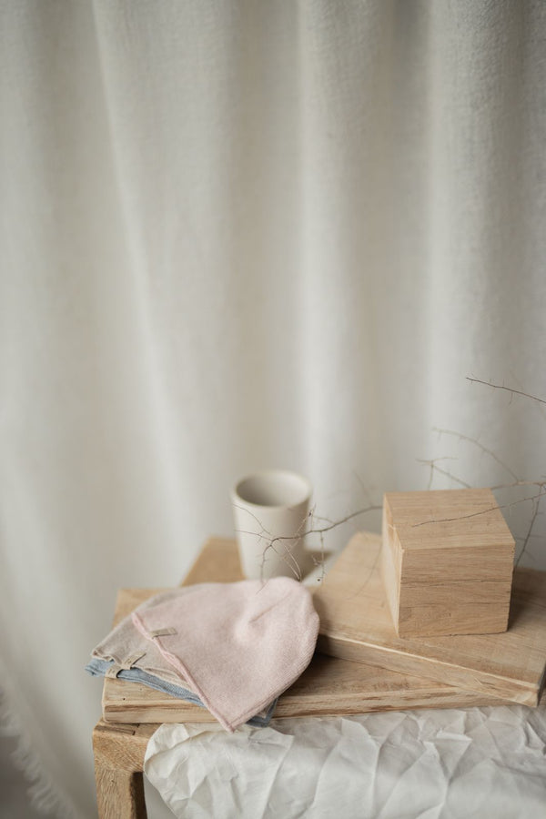 ELISE SOFT PLAIN FLEECE beanie - nude (light pink)
