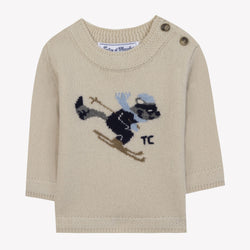 BABY DOUCEUR ALPINE PULL 7 - Beige chiné (CB18081)