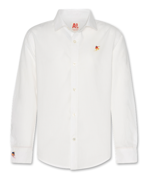 alan shirt surfer - white