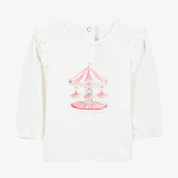 BABY PREPPY WINTER TEESHIRT1 - Praline CB10001