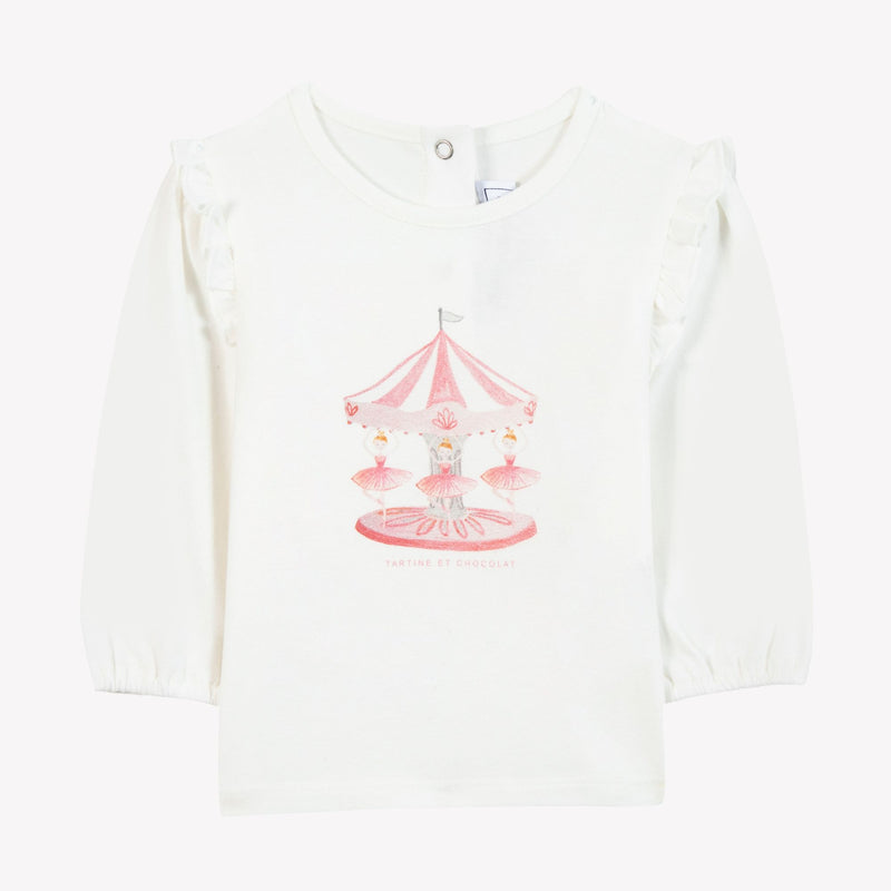 BABY PREPPY WINTER TEESHIRT1 - Praline CB10001
