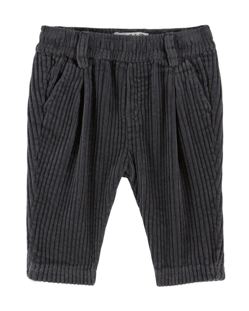 CORDUROY TROUSERS AC031 - CARBONE