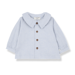 NADIA OXFORD collar blouse - blue