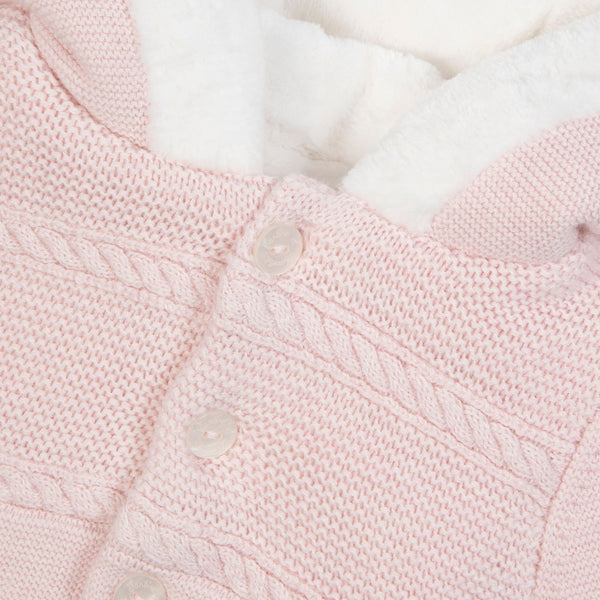 PREMIER TROUSSEAU FILLE MANTEAU1 - Rose pâle (CB40000)