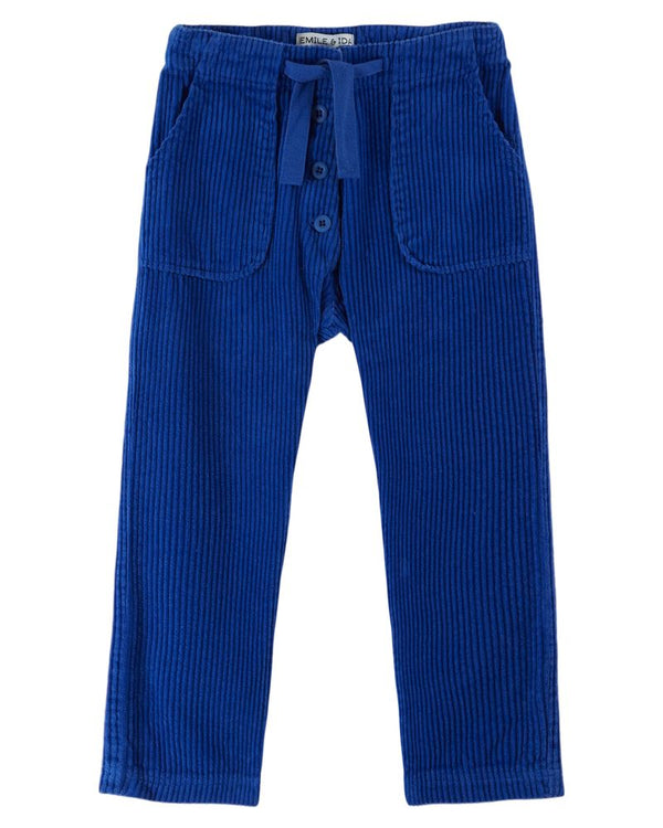 BOY CORDUROY TROUSERS AC365 - ROYAL