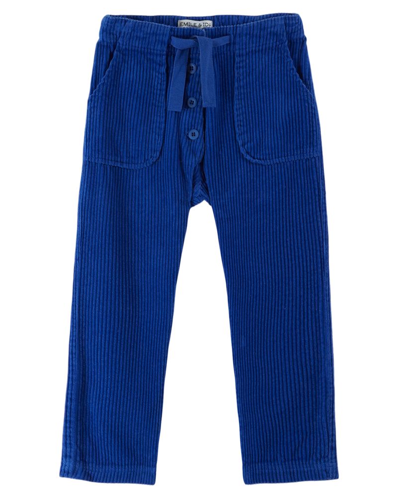 BOY CORDUROY TROUSERS AC365 - ROYAL