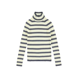 Camel Knitted Jumper - 46 Marine Stripe
