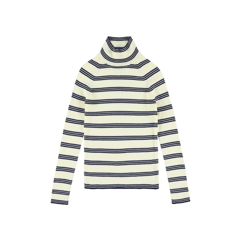 Camel Knitted Jumper - 46 Marine Stripe