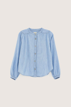 HOPSA52 D0557 SHIRT - LT BLUE STONE
