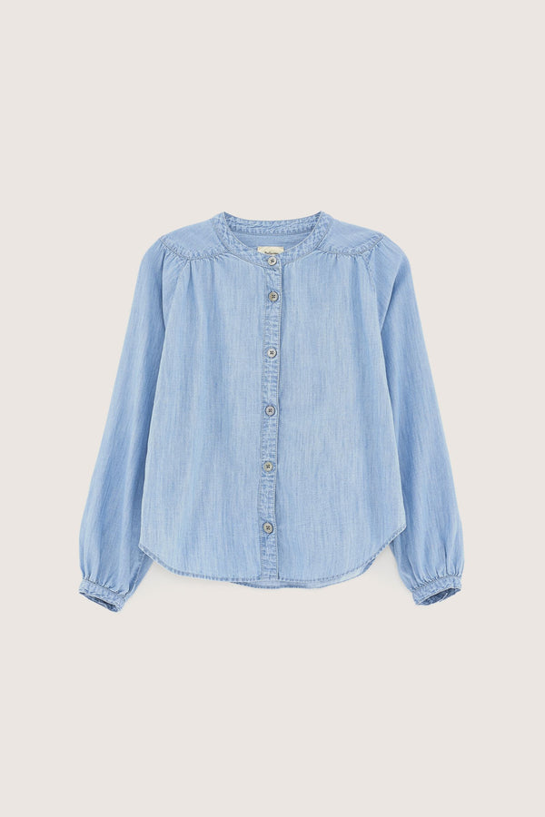 HOPSA52 D0557 SHIRT - LT BLUE STONE