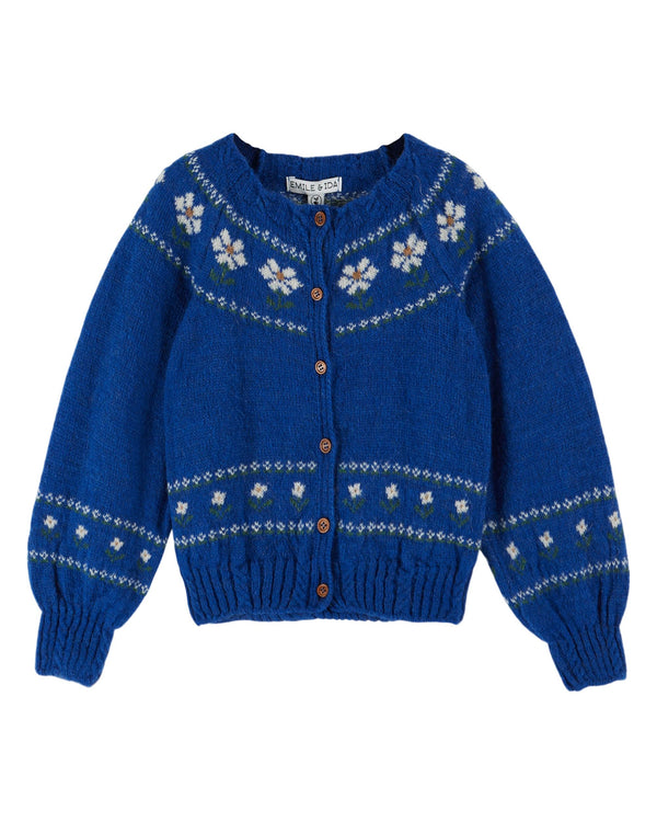 DAISY CARDIGAN AC010 - ROYAL