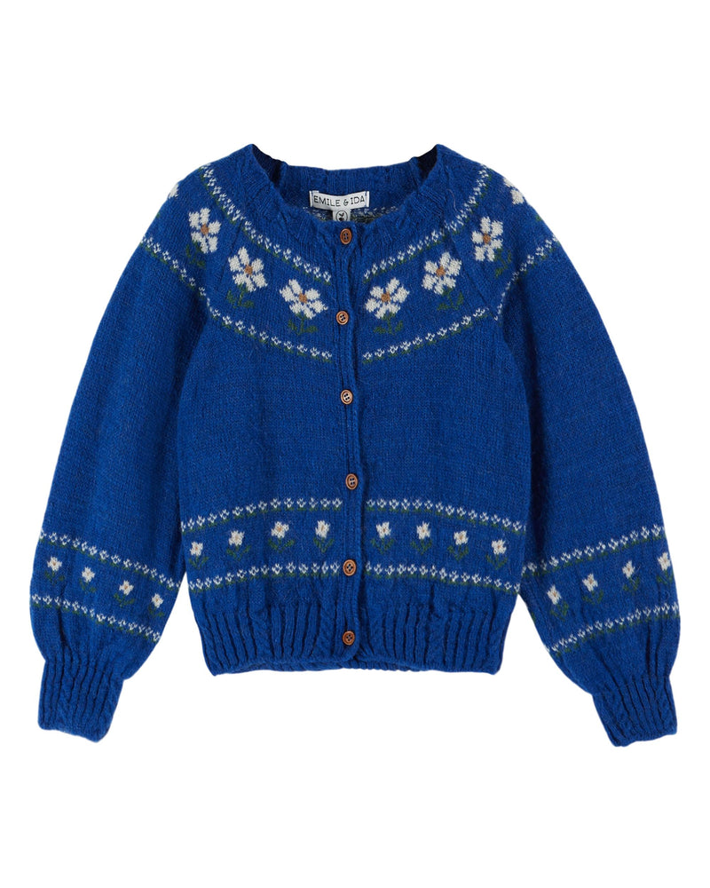 DAISY CARDIGAN AC010 - ROYAL