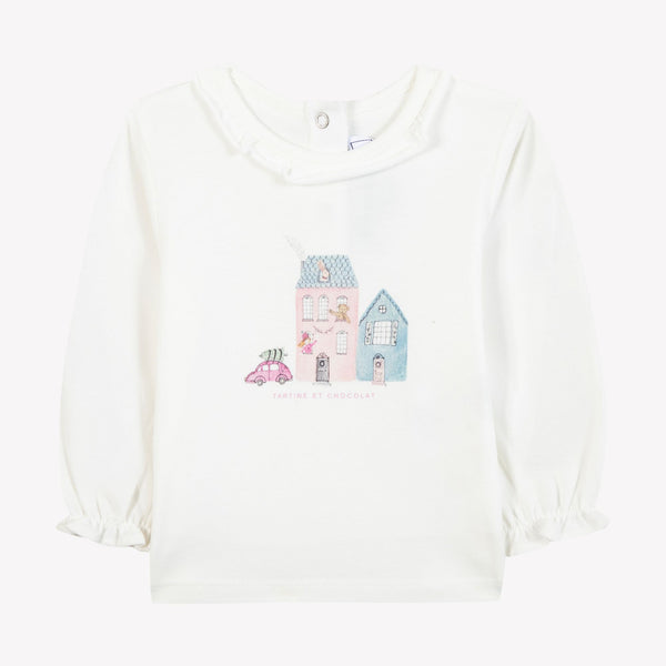 BABY MAISON DE CAMPAGNE TEE-SHIRT 2 - Rhododendron CB10011