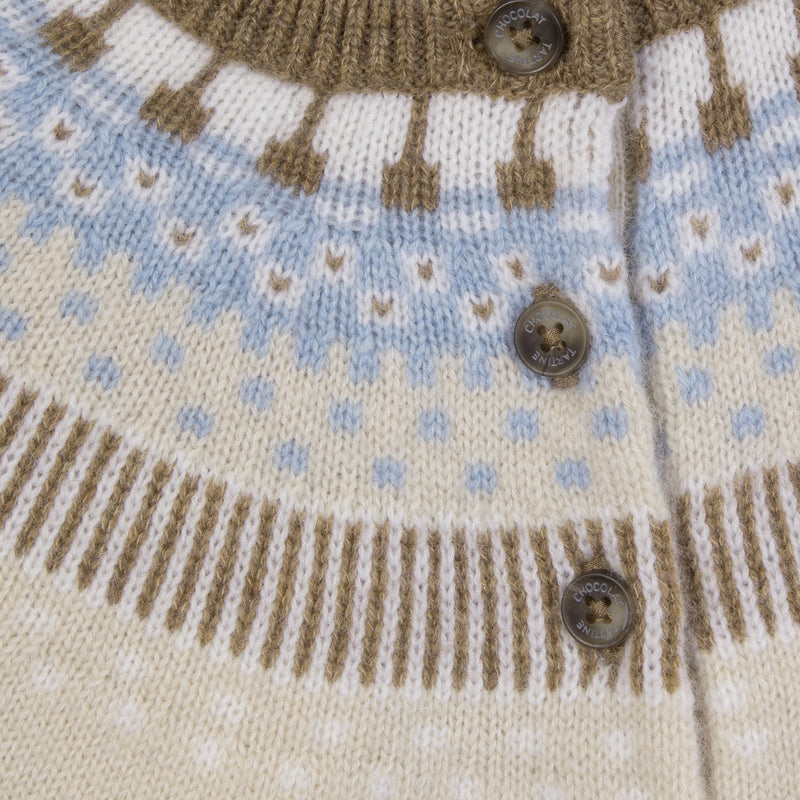 BABY DOUCEUR ALPINE PULL2 - Beige chiné (cb18031 )